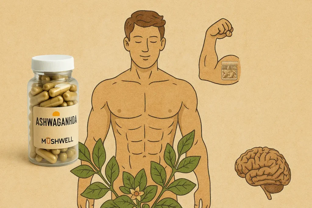 beneficios de la ashwagandha en hombres según la ciencia