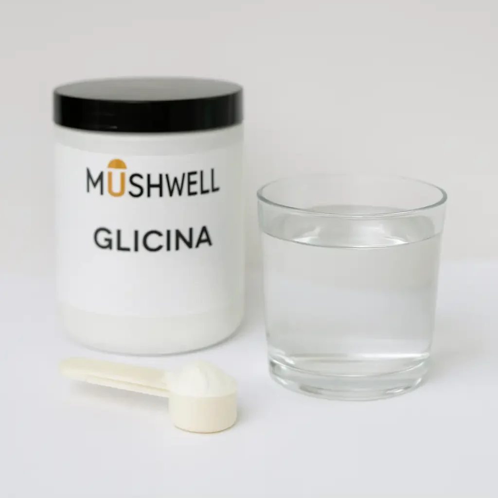 Dosis típica de glicina en polvo para dormir: 3-5 g antes de acostarse.