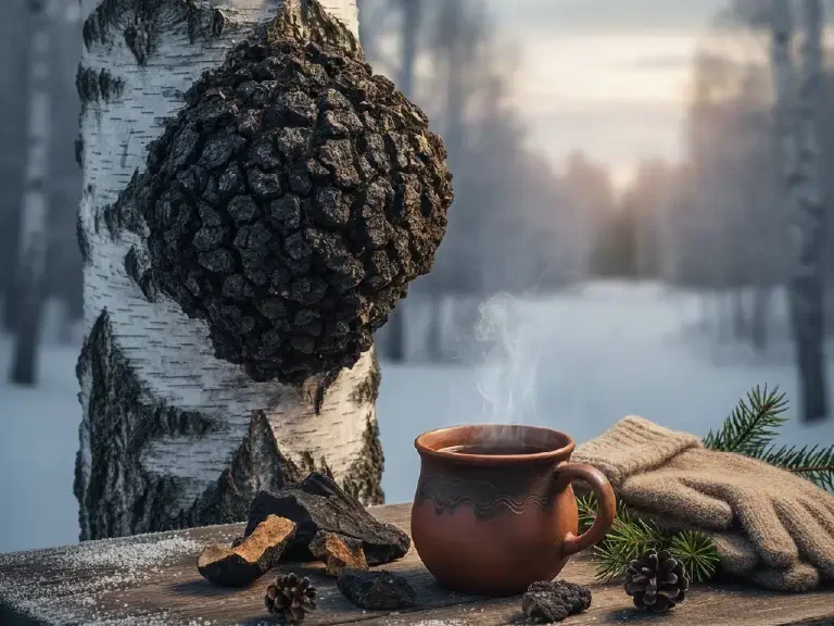 Taza humeante junto a chaga