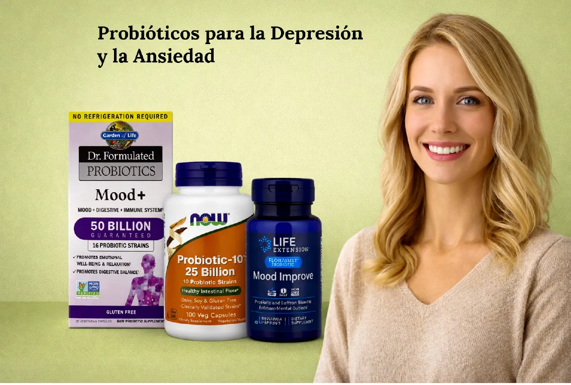 Probióticos para la Depresión y la Ansiedad