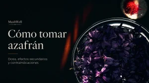 Cómo tomar azafrán