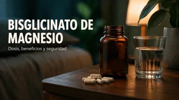 Bisglicinato de magnesio: dosis, beneficios y seguridad